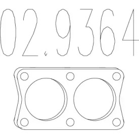 Прокладкa MTS 02.9364