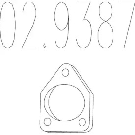 Прокладкa MTS 02.9387