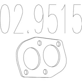 Прокладкa MTS 02.9515