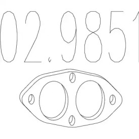 Прокладкa MTS 02.9851