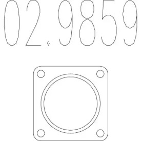 Прокладкa MTS 02.9859