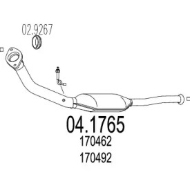 Катализатор MTS 04.1765