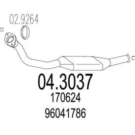 Катализатор MTS 04.3037