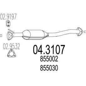Катализатор MTS 04.3107