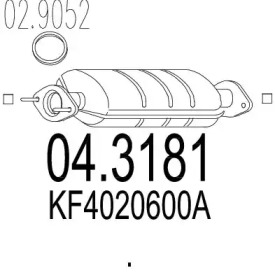 Катализатор MTS 04.3181