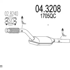 Катализатор MTS 04.3208