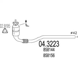 Катализатор MTS 04.3223