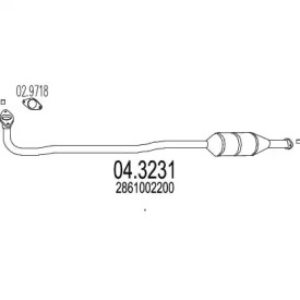 Катализатор MTS 04.3231