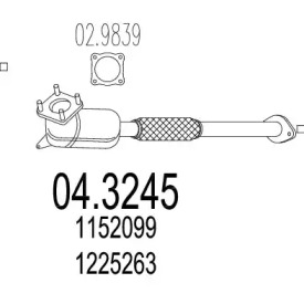 Катализатор MTS 04.3245
