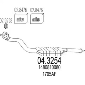 Катализатор MTS 04.3254