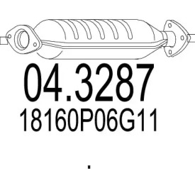 Катализатор MTS 04.3287