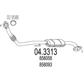 Катализатор MTS 04.3313