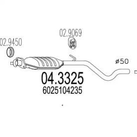 Катализатор MTS 04.3325