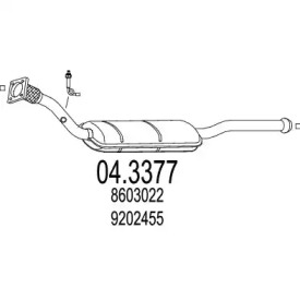 Катализатор MTS 04.3377