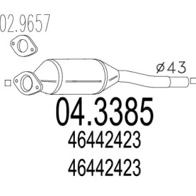 Катализатор MTS 04.3385