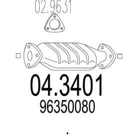 Катализатор MTS 04.3401