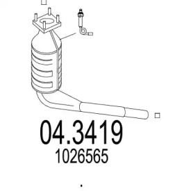Катализатор MTS 04.3419