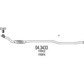 Катализатор MTS 04.3433