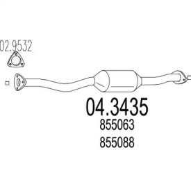 Катализатор MTS 04.3435