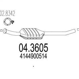 Катализатор MTS 04.3605