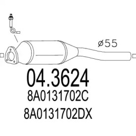 Катализатор MTS 04.3624