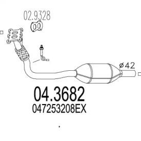 Катализатор MTS 04.3682