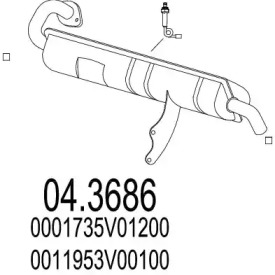 Катализатор MTS 04.3686