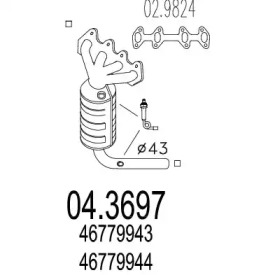 Катализатор MTS 04.3697