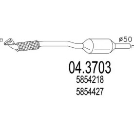 Катализатор MTS 04.3703