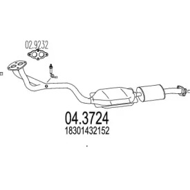 Катализатор MTS 04.3724