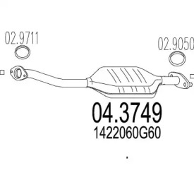 Катализатор MTS 04.3749