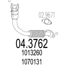 Катализатор MTS 04.3762