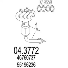 Катализатор MTS 04.3772