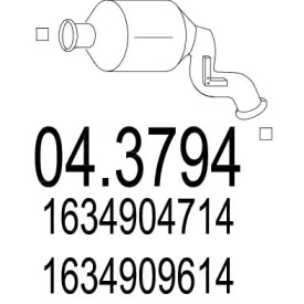 Катализатор MTS 04.3794