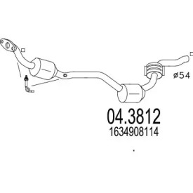 Катализатор MTS 04.3812