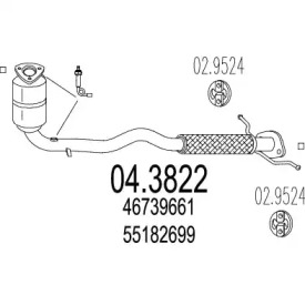 Катализатор MTS 04.3822
