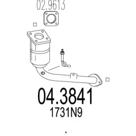 Катализатор MTS 04.3841