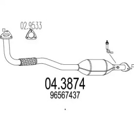 Катализатор MTS 04.3874