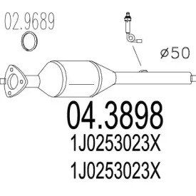 Катализатор MTS 04.3898