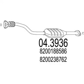 Катализатор MTS 04.3936