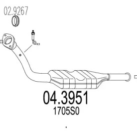 Катализатор MTS 04.3951