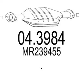 Катализатор MTS 04.3984