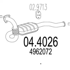 Катализатор MTS 04.4026