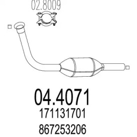 Катализатор MTS 04.4071