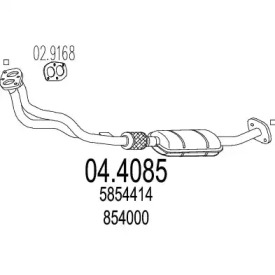 Катализатор MTS 04.4085