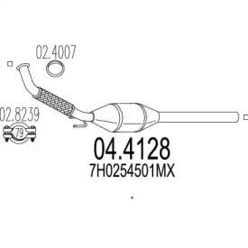 Катализатор MTS 04.4128