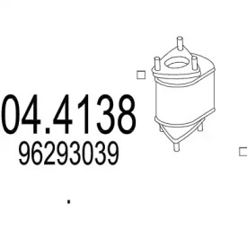 Катализатор MTS 04.4138