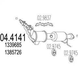 Катализатор MTS 04.4141