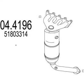 Катализатор MTS 04.4196