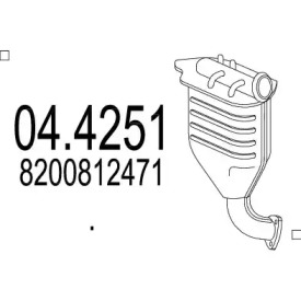 Катализатор MTS 04.4251